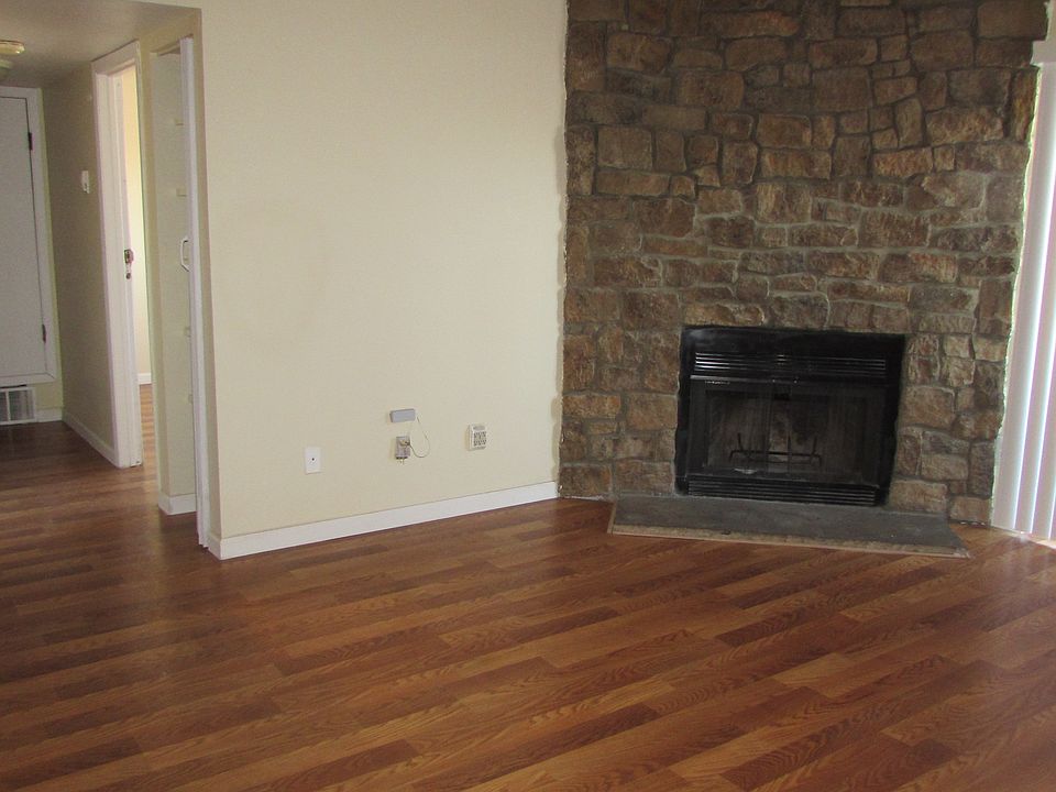 living room with fireplace
