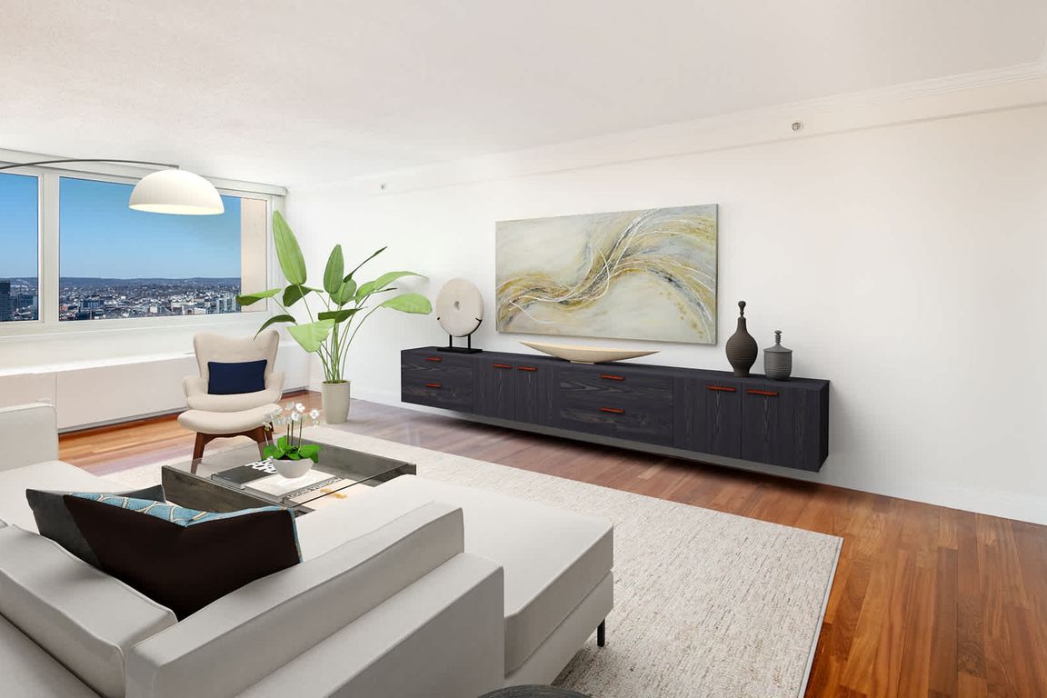 Living Room with Hard Surface Flooring
