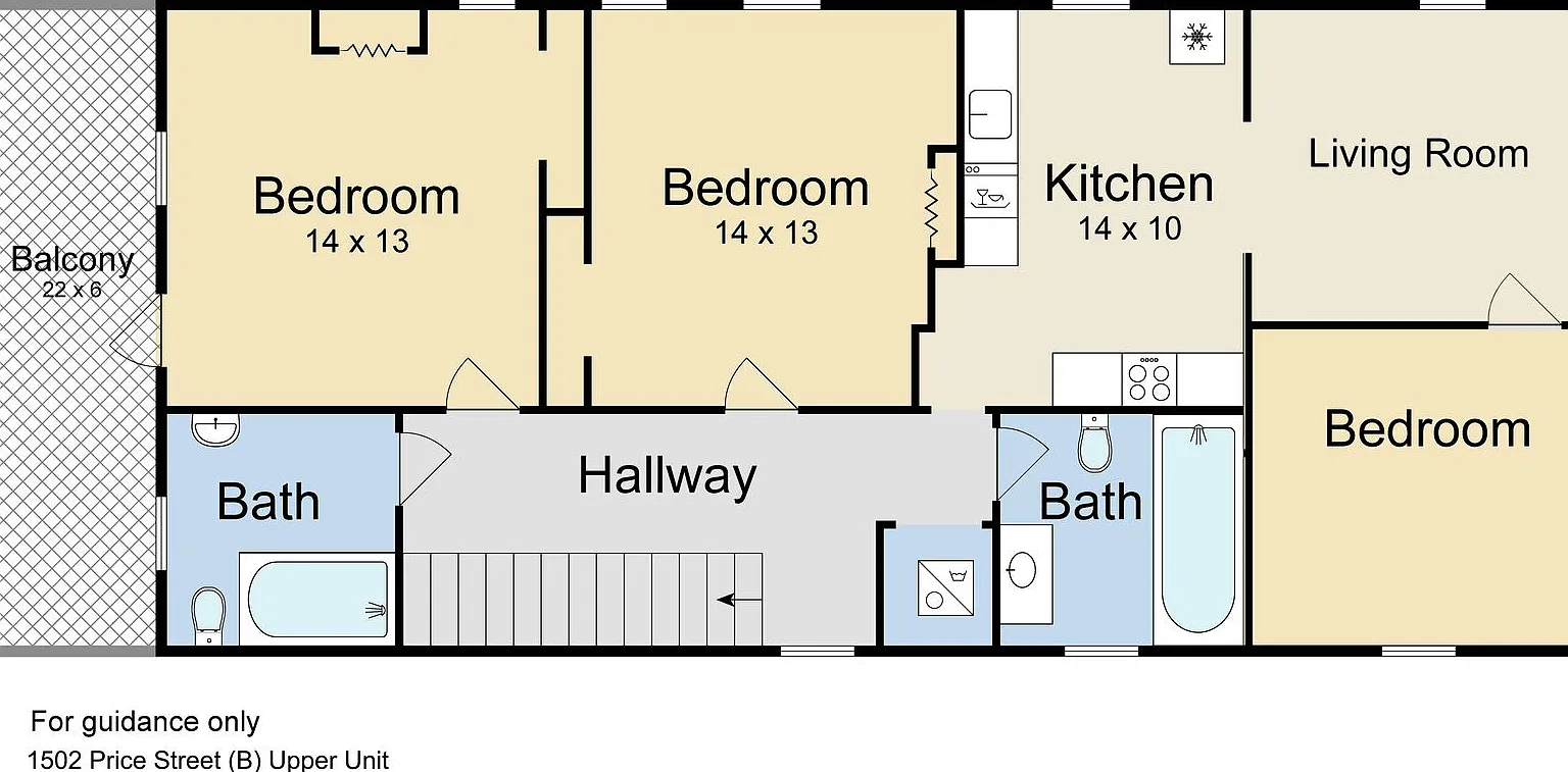 3 Bed | 2 Bath | Newly Renovated Upstairs Apartment | Midtown — Photo 4