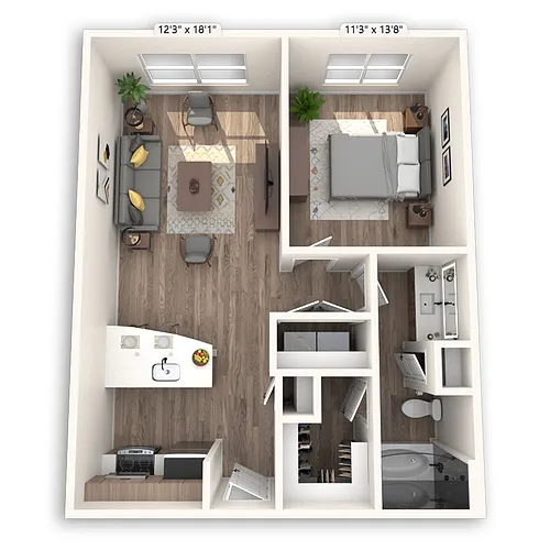 Floor plan Rome Platinum