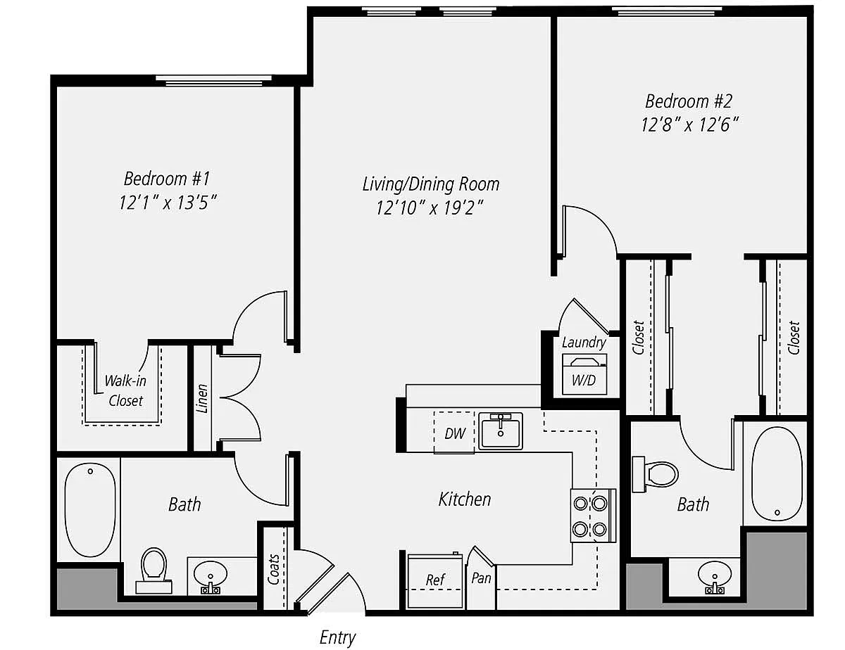 Floor plan B3-B01-342