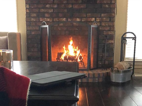 Wood Burning Fireplace