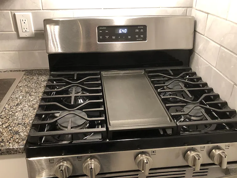 New GE gas range
