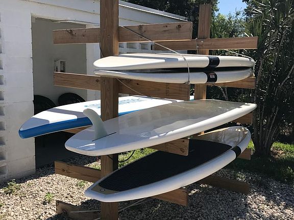 Paddleboard Storage Area