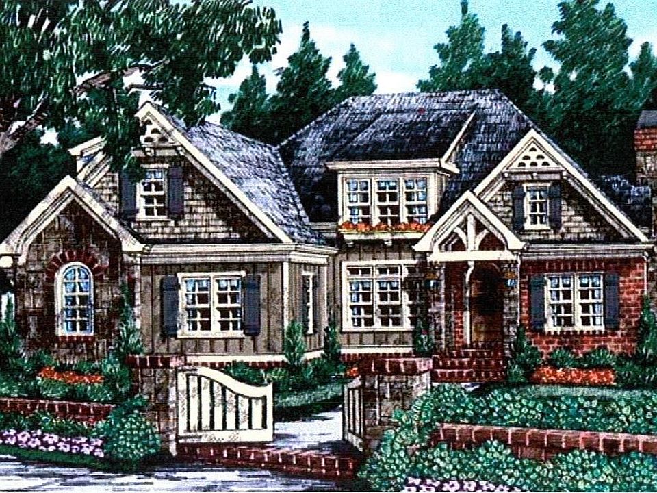 A vaulted front porch, rear deck and vaulted covered rear porch.