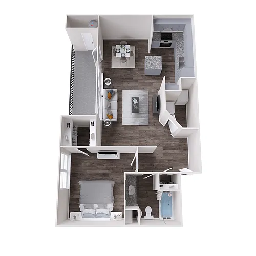 Floor plan A4 Lake Renovated