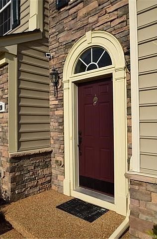 Beautiful Entrance with Stone Accents
