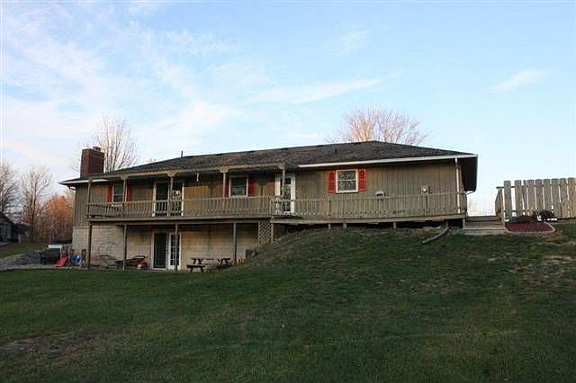 Back of house on riverfront