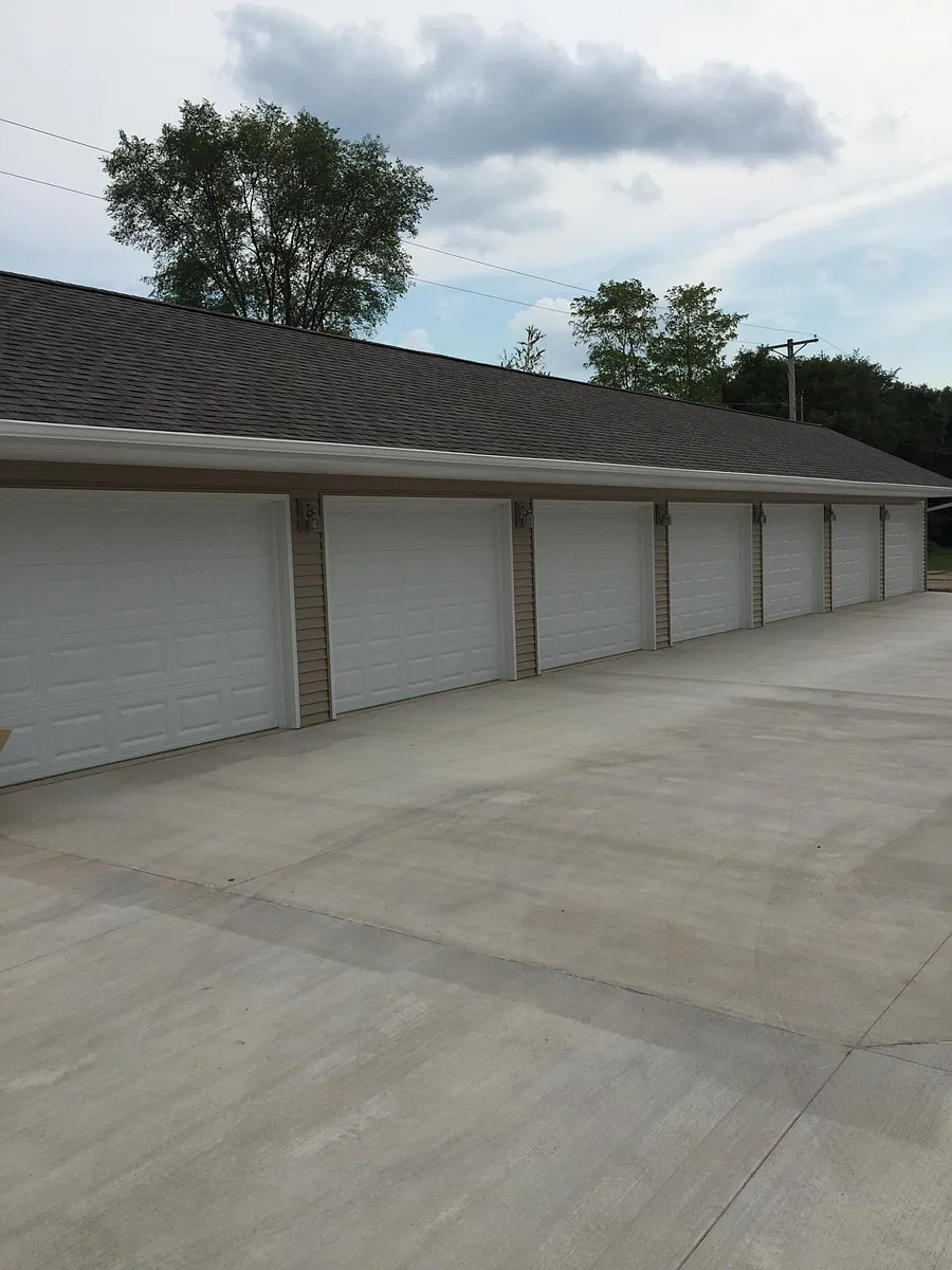 Single Garage per unit, only a few feet from apartment entry - 1108 Miller St