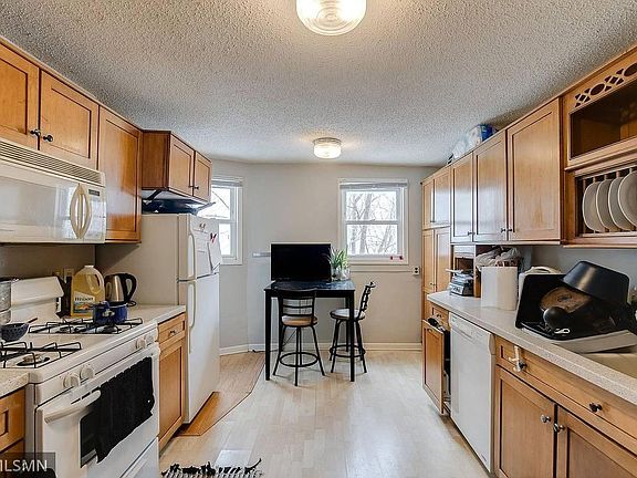 Large kitchen with plenty of storage space