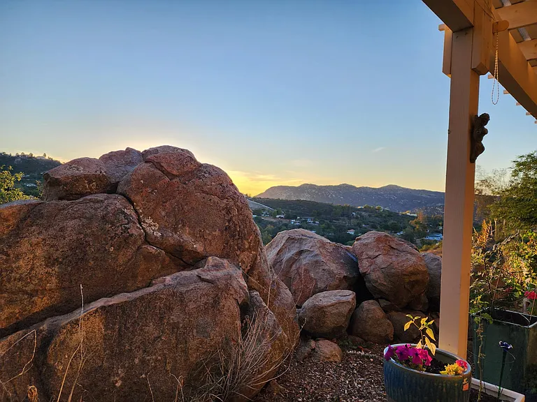View from the patio