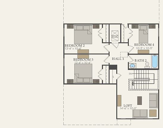 Second Floor 4 br 2.5 ba