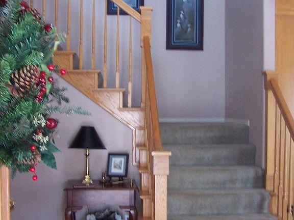 Stairway Inside Two-Story Foyer.