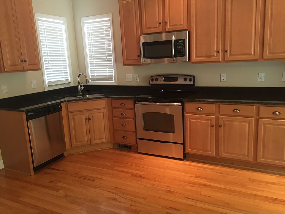 Kitchen with hardwoods