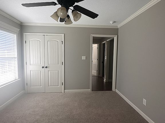 Bedroom on left side of house