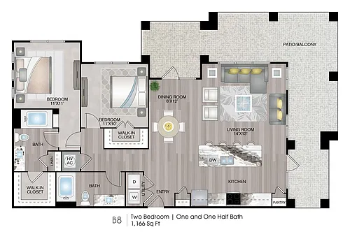 Floor plan B8