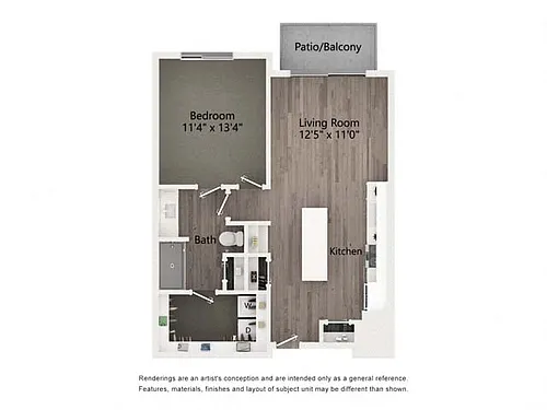 Floor plan 1B