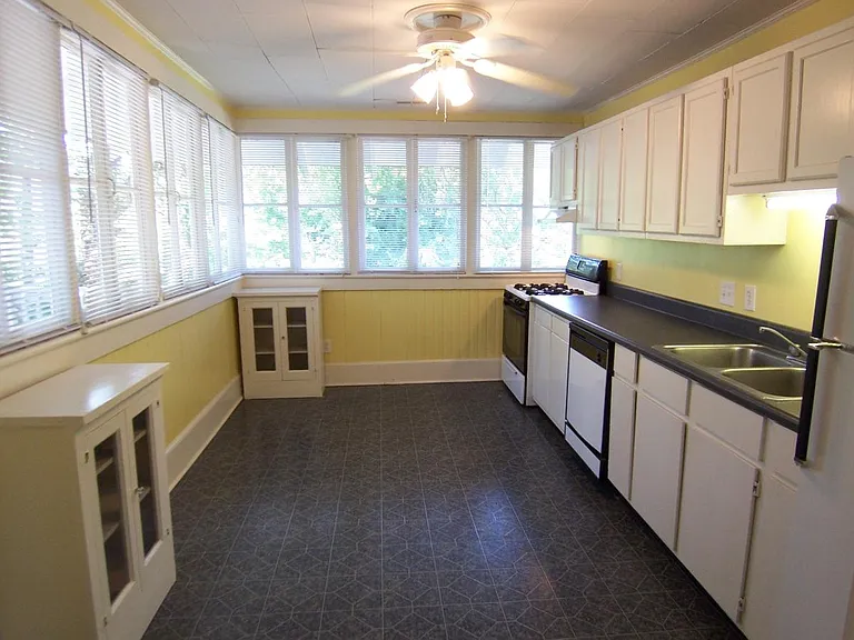 Kitchen view from hallway
