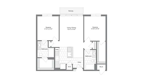 Floor plan Cambridge