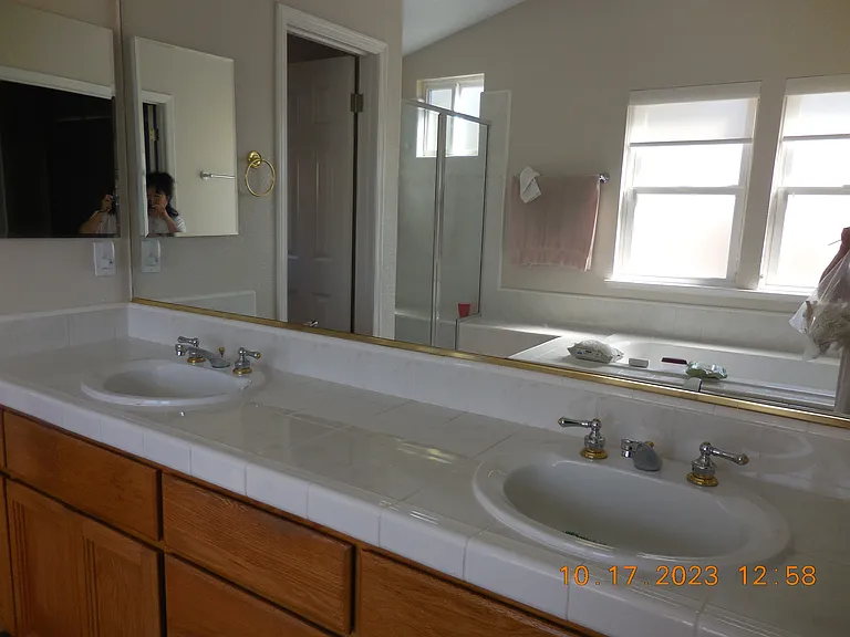 double sink in both bathrooms