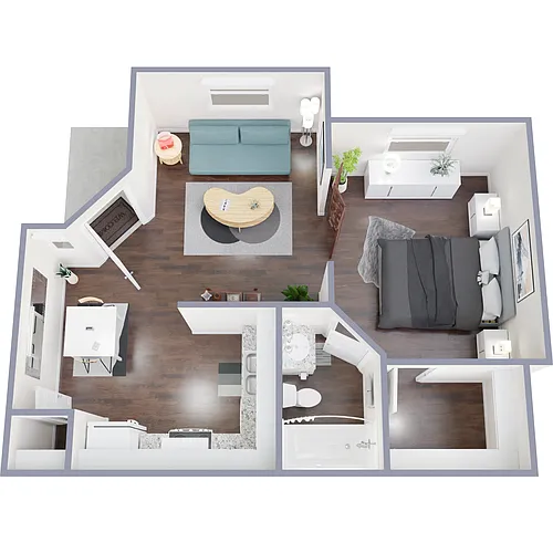 Floor plan 1X1