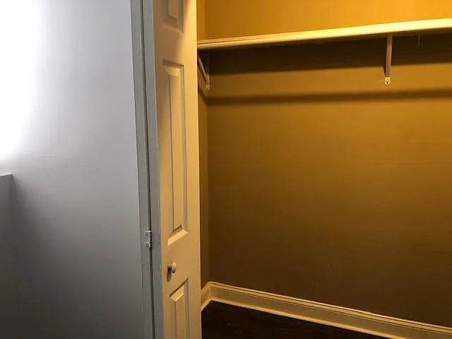 Full closet of master bedroom