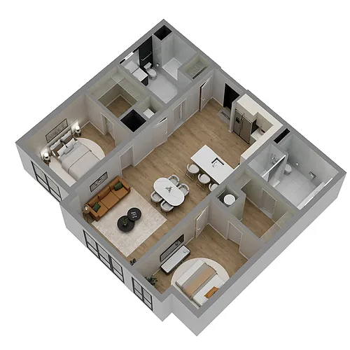 Floor plan B8