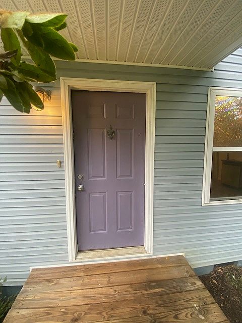 Purple door!