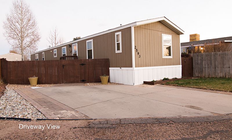 Front and side of house