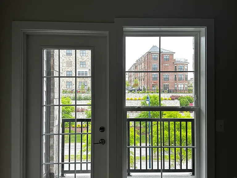 Living Room View of Balcony