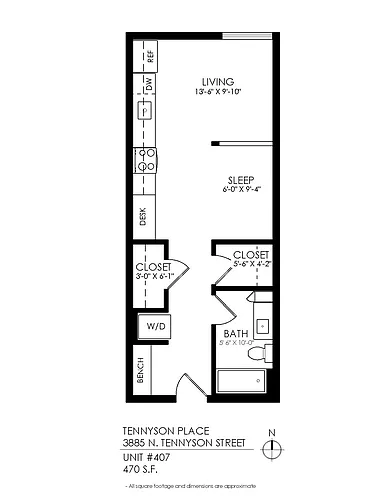 Floor plan Studio