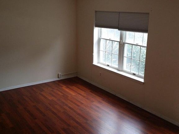 Living room with wood floor