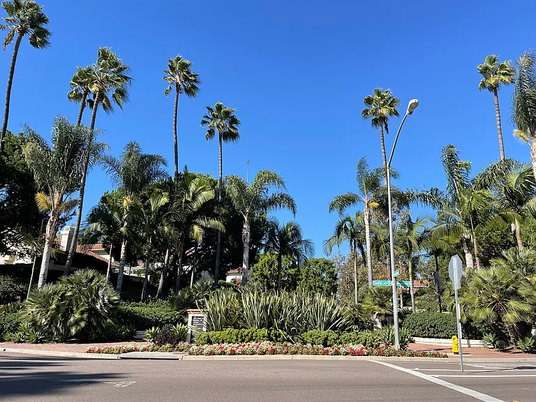 La Jolla Colony Greenbelt and loads of open space with walking trails.
