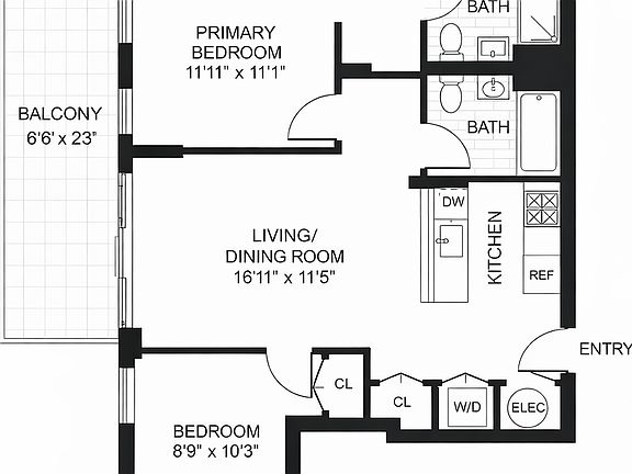 2nd image of 323 Lenox Rd APT 4F