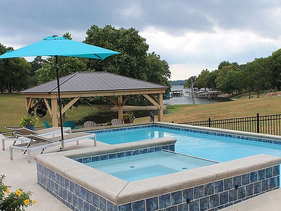 Lake view from hot tub