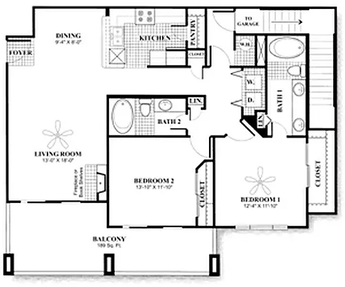 Floor plan D62