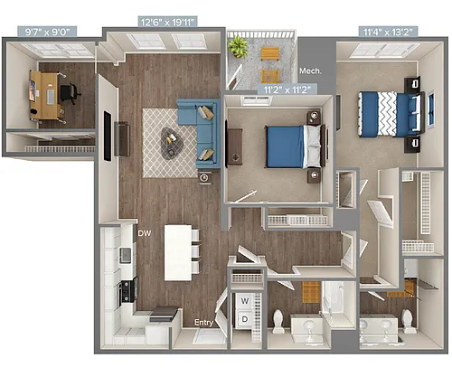 Floor plan BM08D-1253