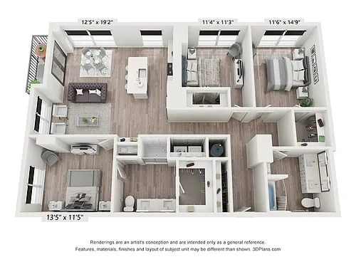 Floor plan C1