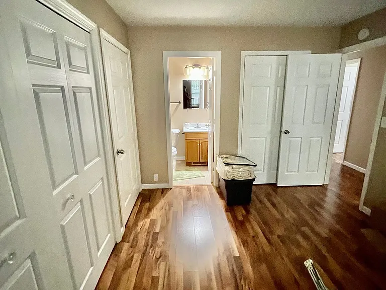 bedroom 3 / master bedroom with its own bath with shower and laundry