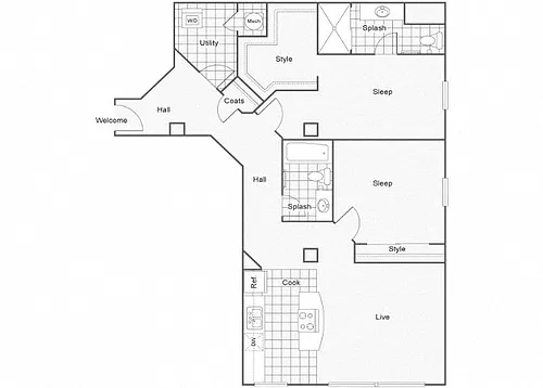 Floor plan Laurent