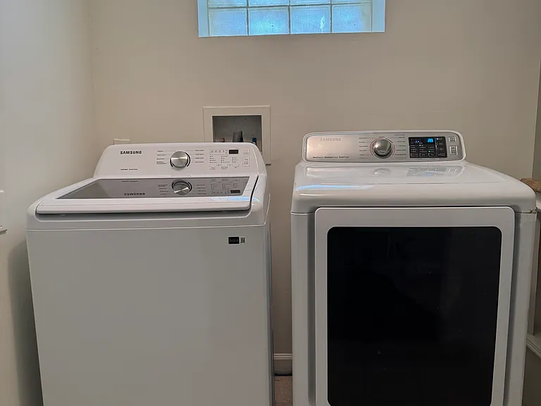 Laundry room.