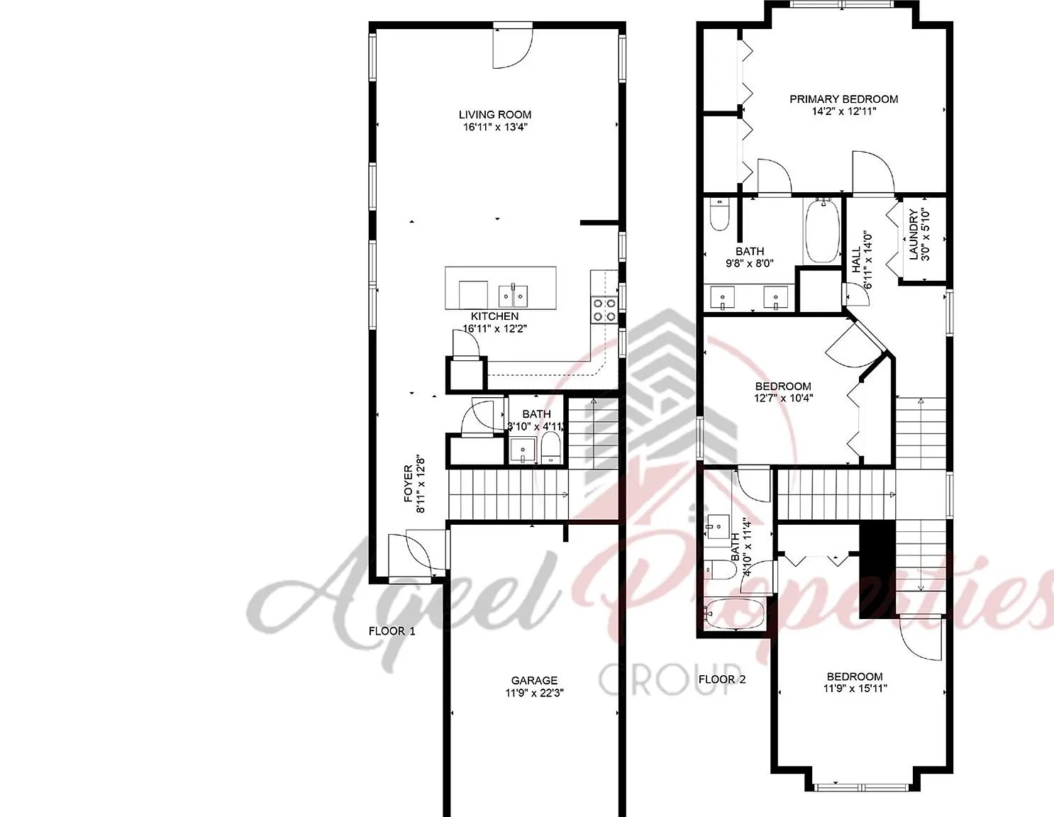 3 bed, 2.5 bath, 1605 sqft, $1,995 — Photo 2