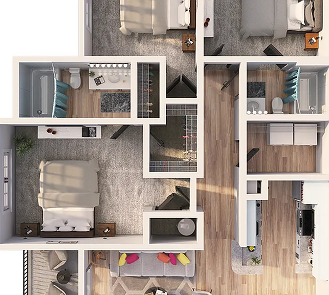 Sable Brookfield- C2A Floorplan Sable Brookfield- C2A Floorplan