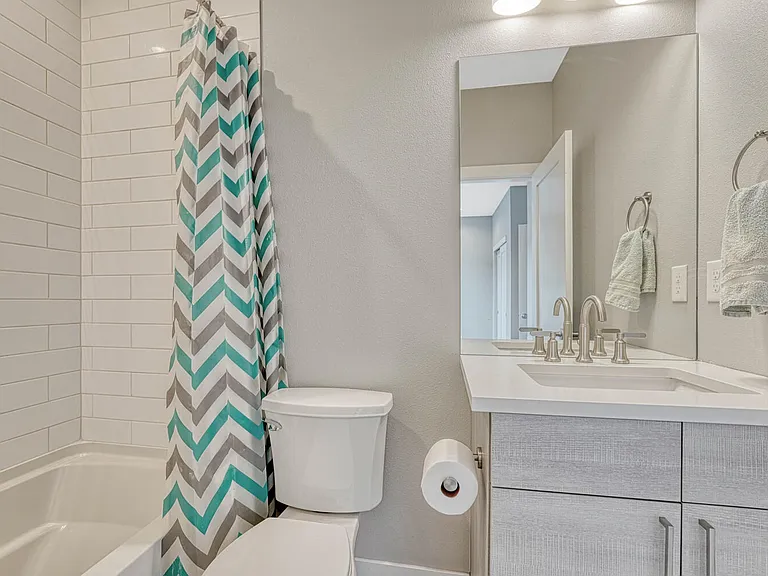 Second bedroom bathroom, top floor