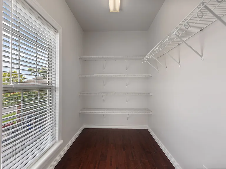 Master walk-in closet.