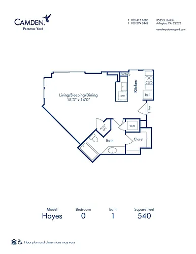Floor plan Hayes