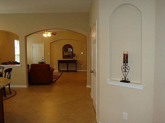 View from entry. Ceramic tile throughout