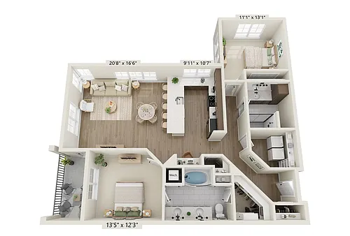 Floor plan B4