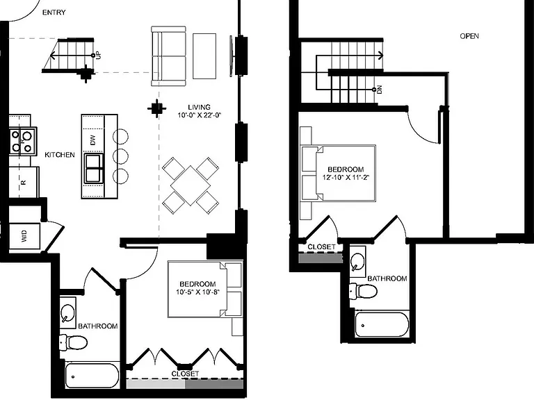 2 Bedroom Loft - Unit 1603
