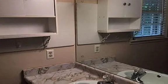 Hallway bathroom